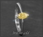 Preview: Diamant Ring mit 0,61ct, intensiv Gelb, 585 Gold